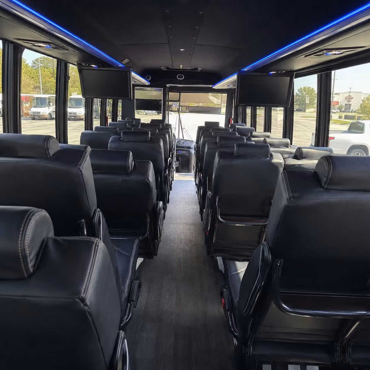 28 passenger minibus inside