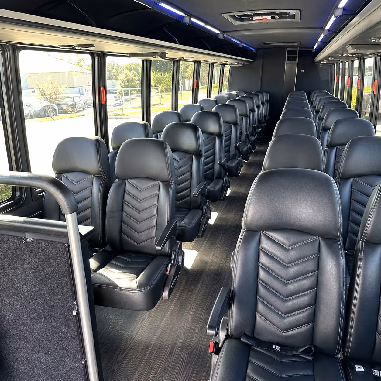35 passenger minibus interior