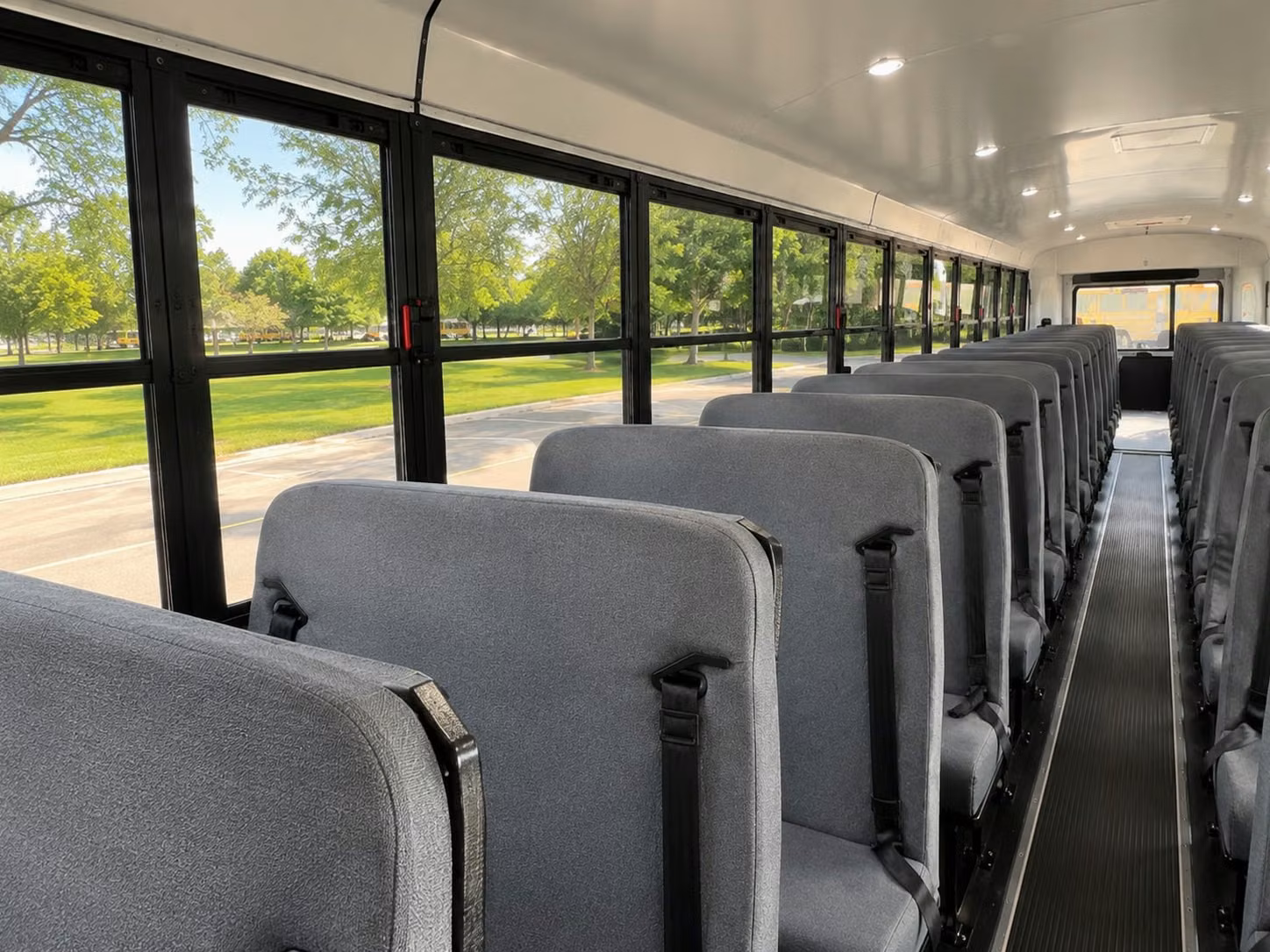 school bus interior